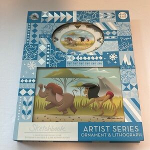 Disney RARE Ornament & Lithograph Limited Edition 3,700 The Jungle Book Eric Tan